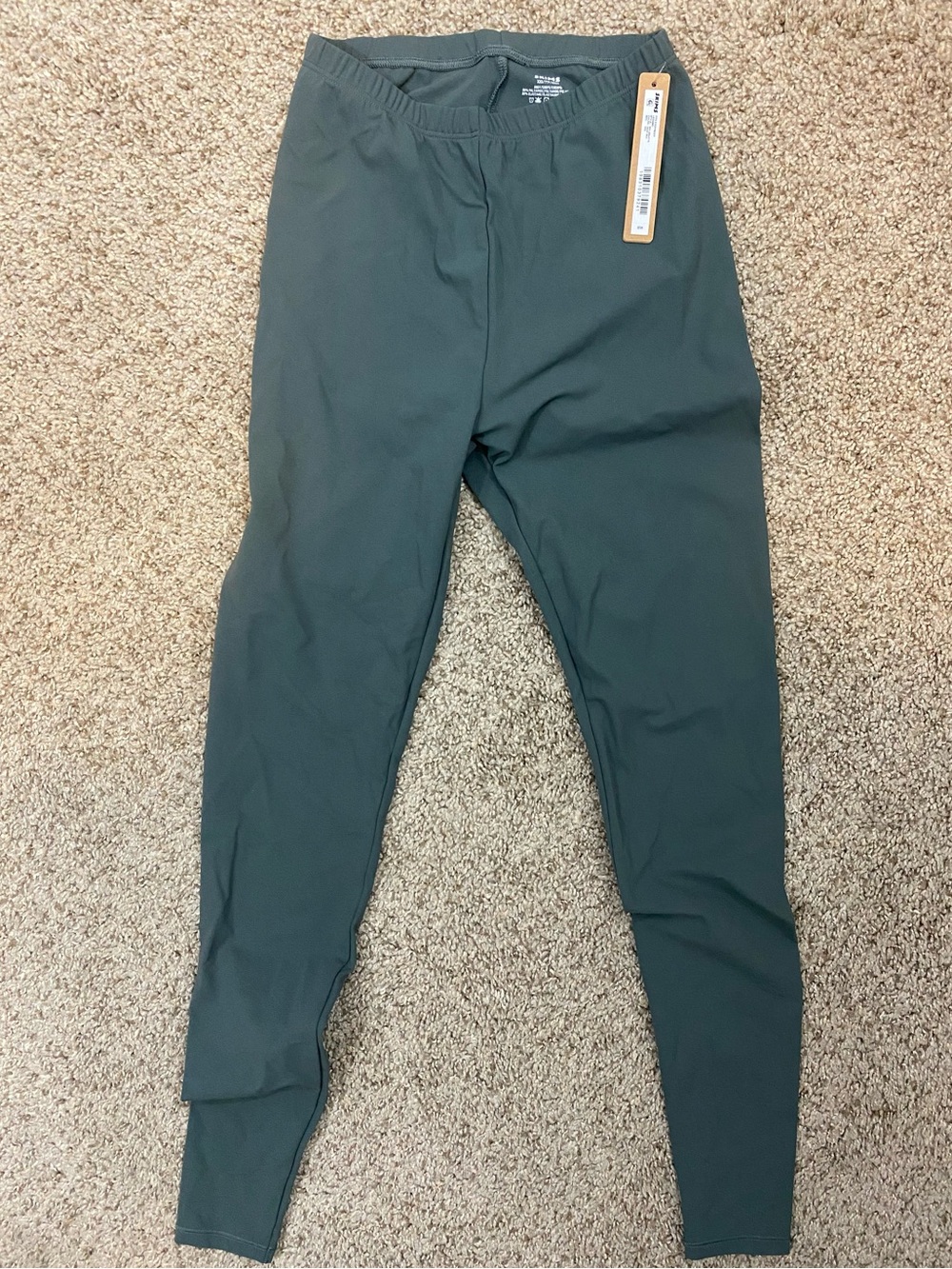 💚✨NWT SKIMS Fits Everybody Legging Deep Forest Green Size XXS💚